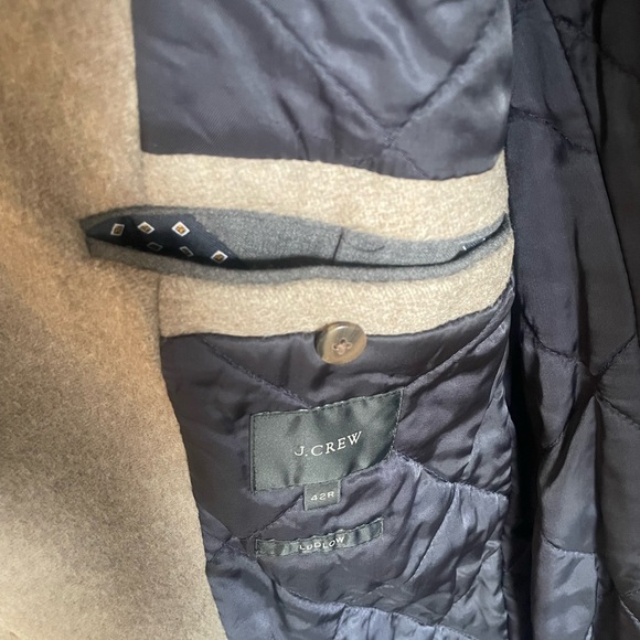 J crew cashmere thinsulate ludlow coat size 42R - Picture 2 of 4